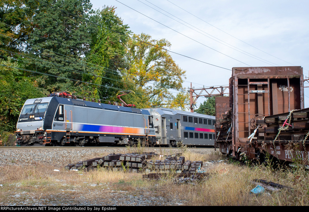 Old Flatcar, Modern Train